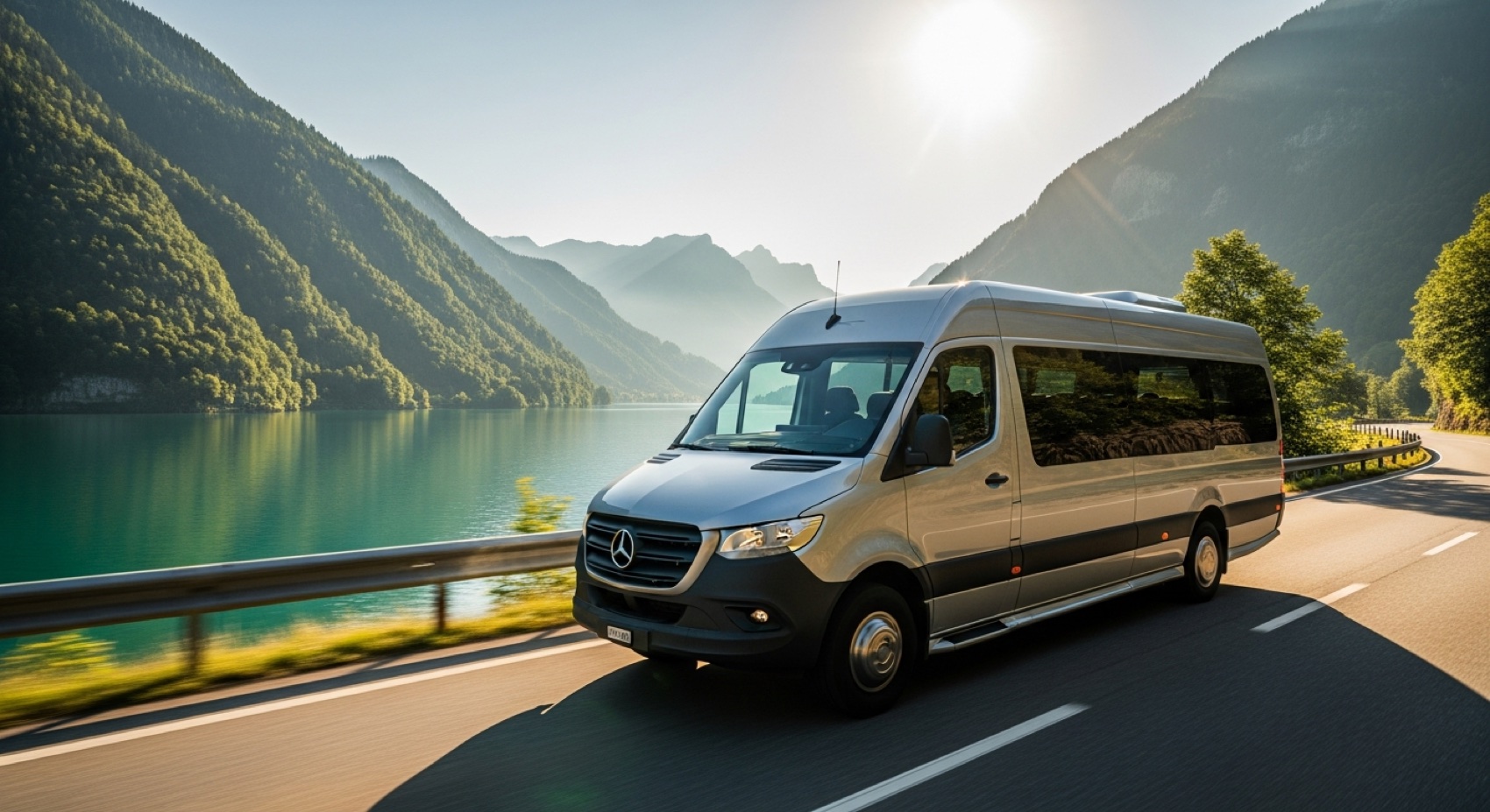 Mercedes-Benz Sprinter in the Swiss Alps